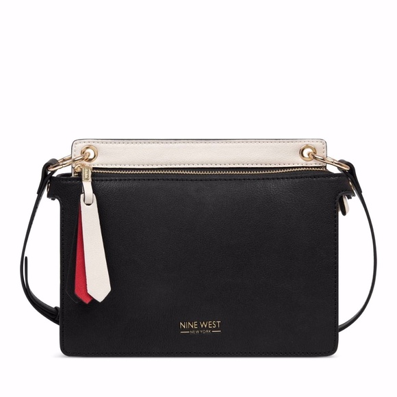 Nine West Handbags - Nine West Zip It Up Double Zip Crossbody